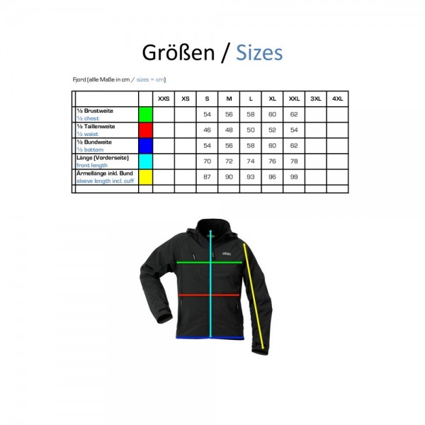 Softshelljacke Herren Fjord