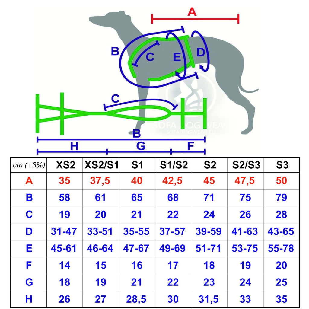 Sportgeschirr Y Double small