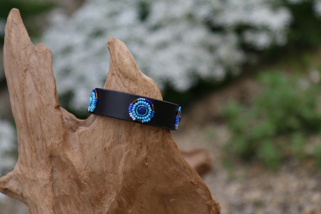 TKC Massai Lederarmband mit Perlen