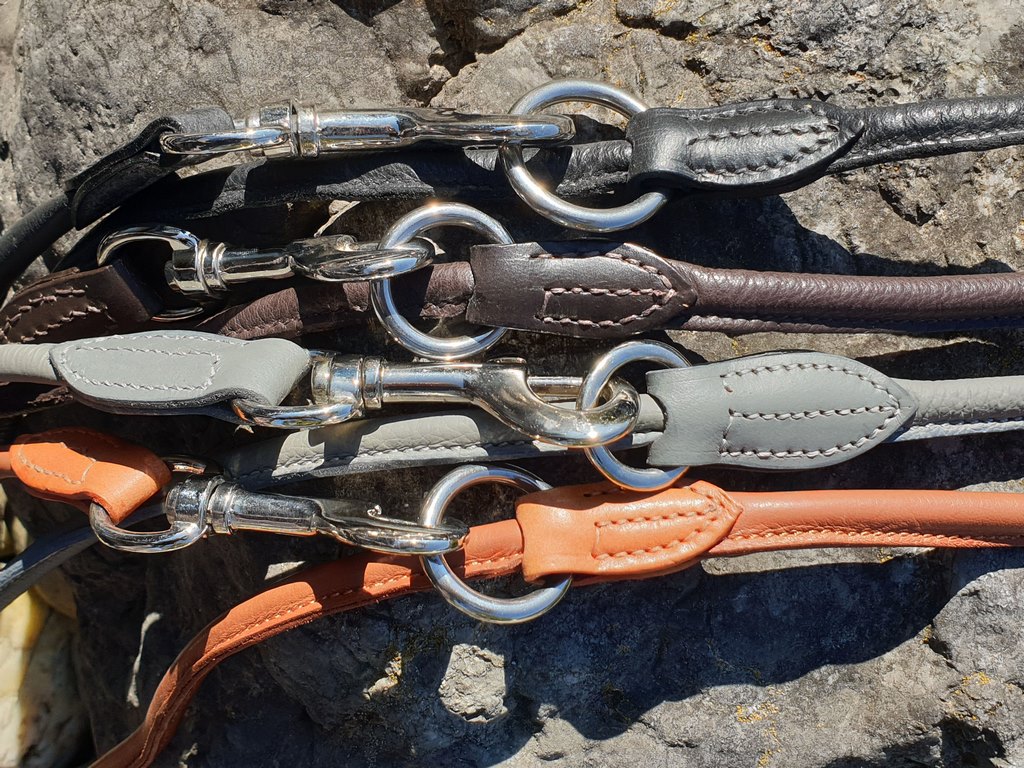 Rundlederleine verstellbar