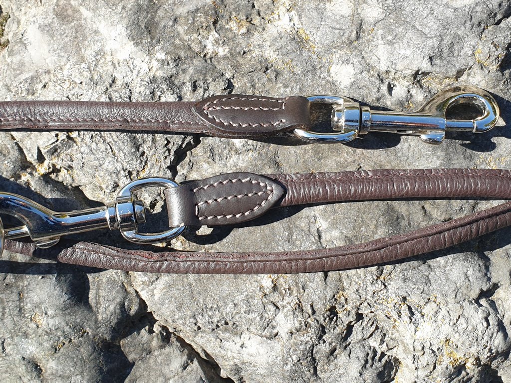 Rundlederleine verstellbar