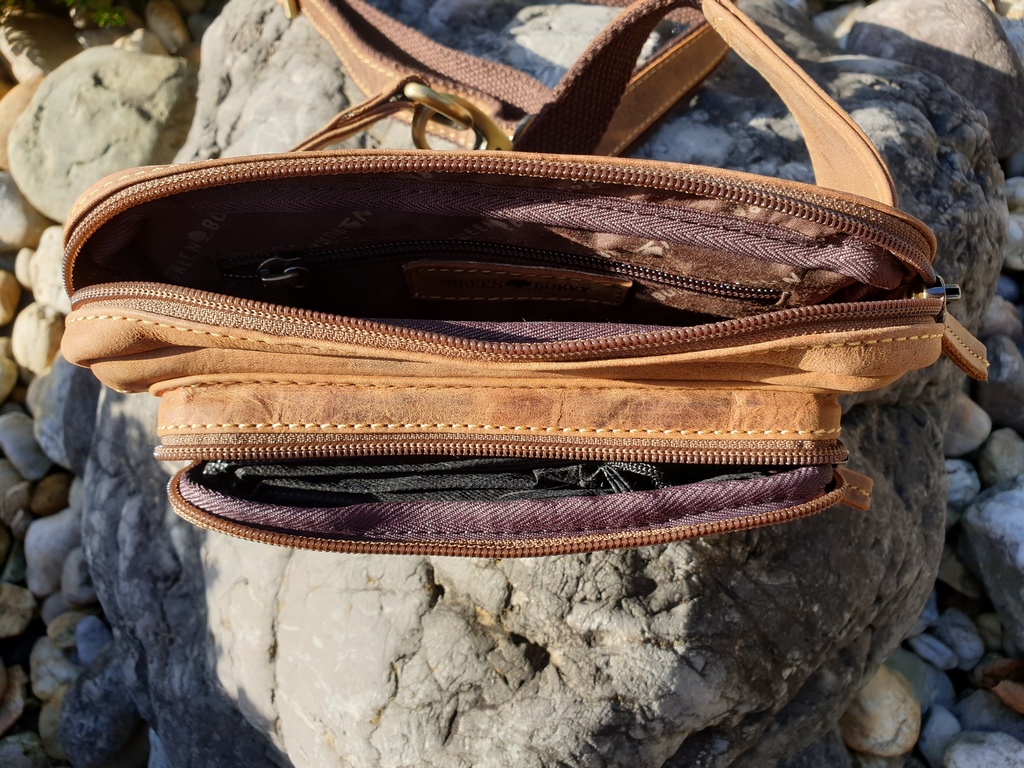 Vintage Bauchtasche III Leder