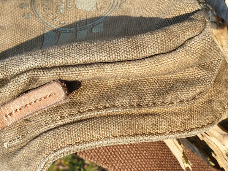 Vintage Aviator Hüfttasche Khaki