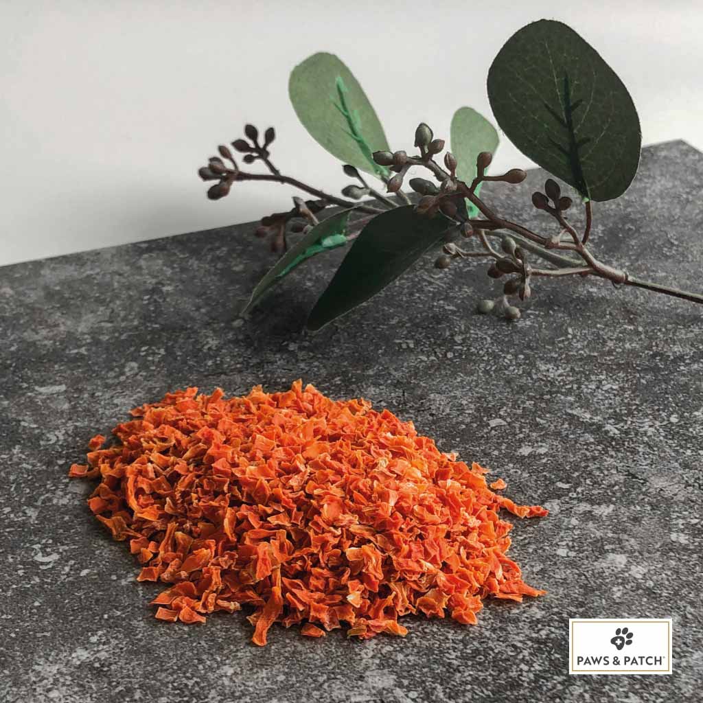 Karottenflocken getrocknet