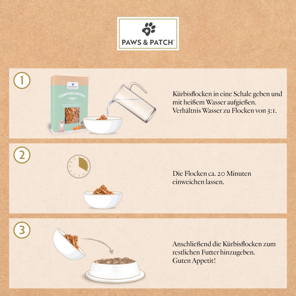 Kürbisflocken getrocknet