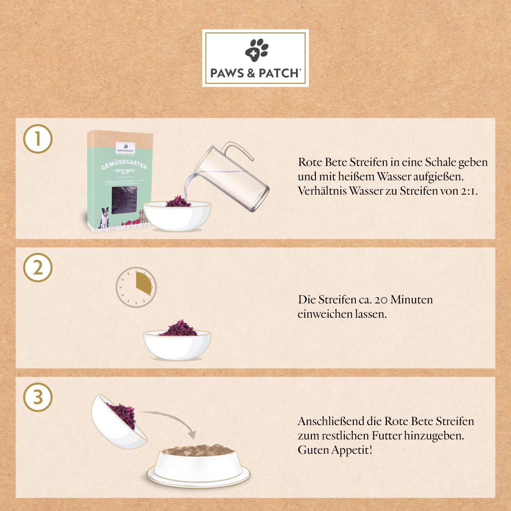 Rote Bete Streifen getrocknet