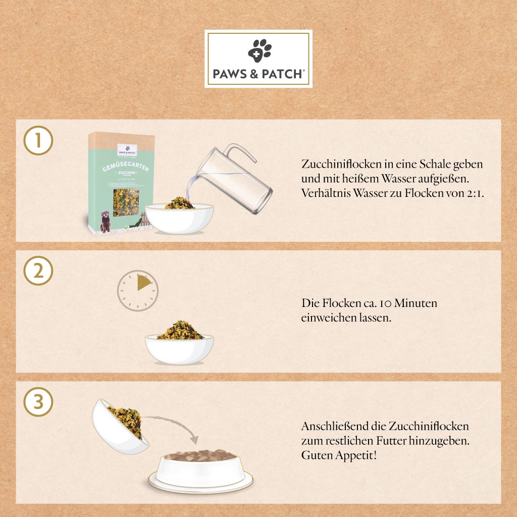 Zucchiniflocken getrocknet