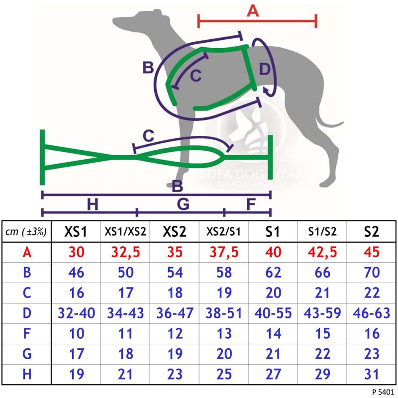Sportgeschirr Y Small Reflex