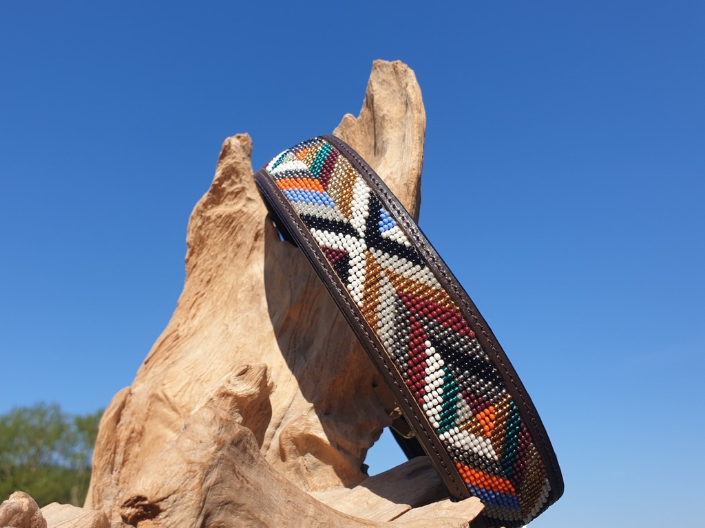 Lederhalsband Ihlathi Earth