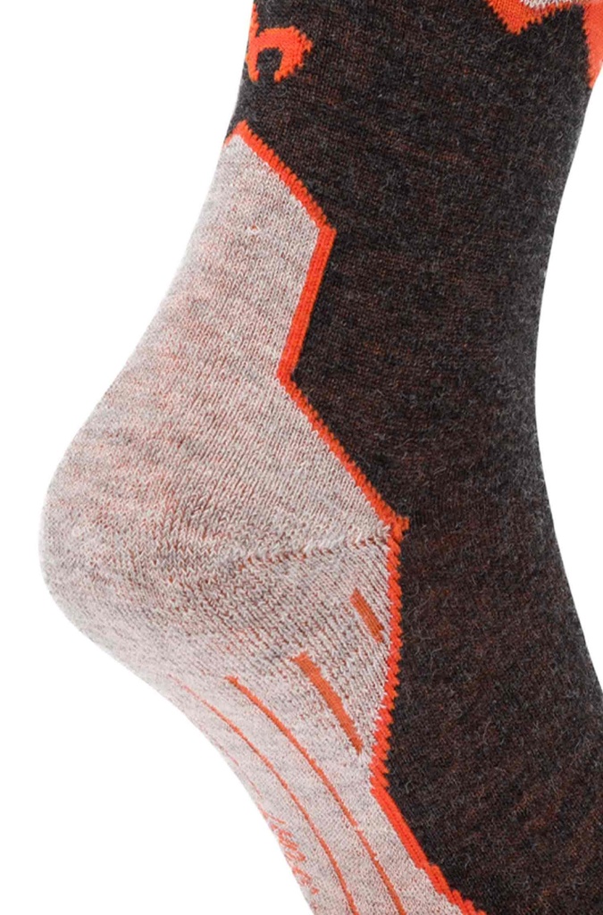 Alpaka Premium Wandersocken Orange