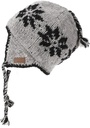 Ohrenklappen Wollmütze Grau