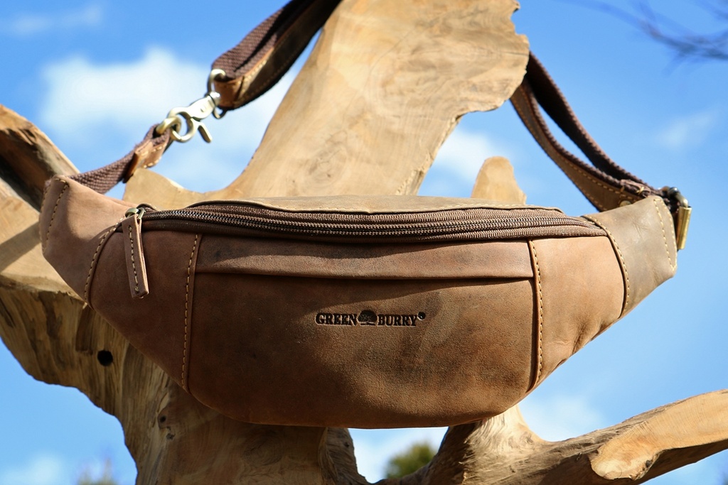 Vintage Bauchtasche II Leder