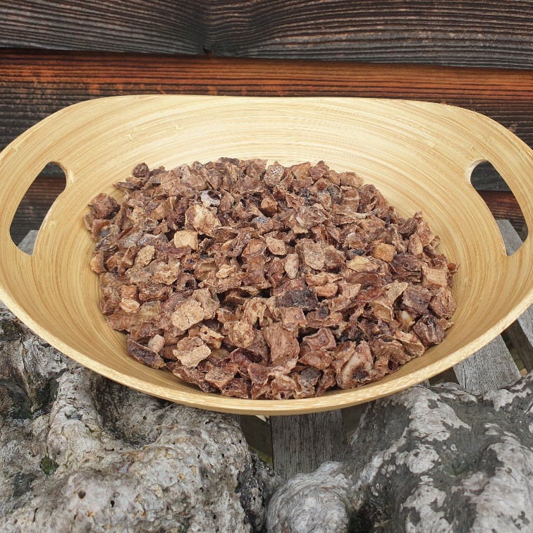 Kleine Lammlungestücke in einer Schale