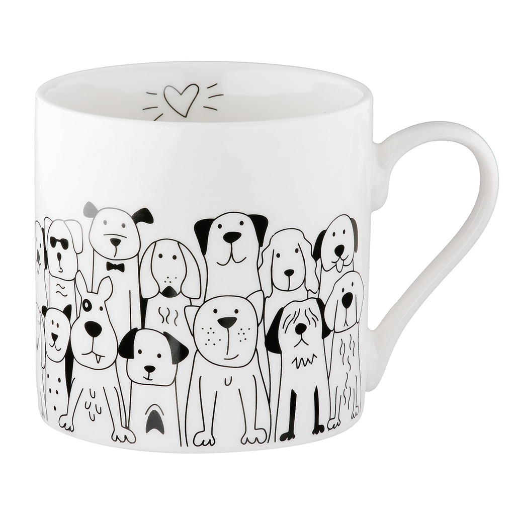 Keramik Tasse Hundebande