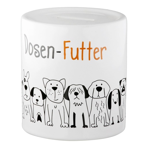 [Gld-57446] Keramik  Spardose "Dosenfutter"
