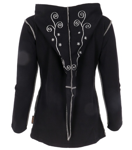 Jacke mit Zipfelkapuze bestickt
